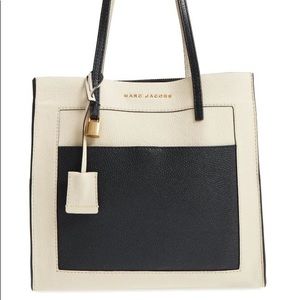 MARC JACOBS The Grind Color Block Leather Tote